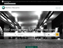 Tablet Screenshot of nnparkings.com